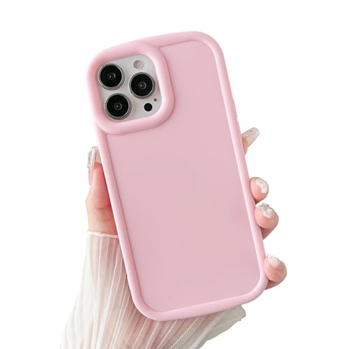 ZHOGTNEG Kompatibel mit iPhone 15 Plus Hülle, Flüssiggummi Silikon, 3D Stoßfester Schutz für Kamera und Kanten, Weich und niedlich, Mehrere Farben für Mädchen, Jungen - Rosa von ZHOGTNEG