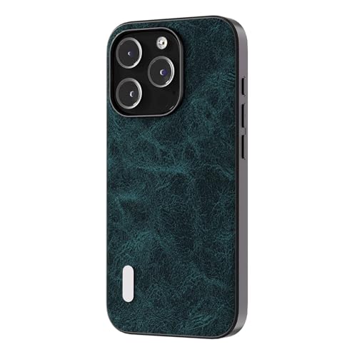 ZHSHJI Schutzhülle für iPhone 15 Pro Max, 15 Pro, 15 Plus, 15, Slim Fit, Premium-Leder, Rückseite, stoßfest, kratzfest, Schutzhülle (Blau, for15Plus) von ZHSHJI