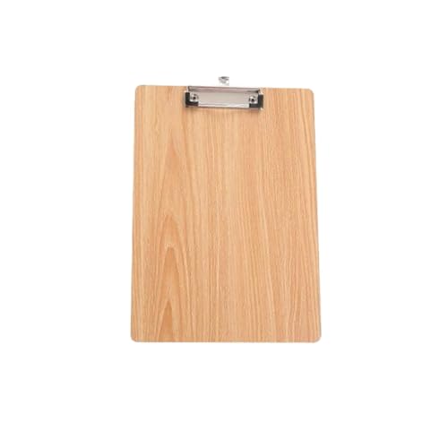 Klemmbrett 2 stücke A4 Größe Holz Zwischenablage Clip Bord Büro Schule Schreibwaren Mit Hängen Loch A4 Papier Halter von ZIHDKE