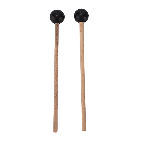 Bassdrum-Schläger, Kinder-Drumsticks, 2 Stück, ätherischer Drumstick, Marching Drum Sticks, Holzgriff, Drum Hammer, Percussion-Zubehör für Marching Drum Xylophone von ZJchao