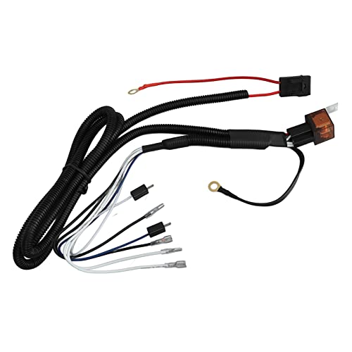 Lufthorn-Relais-Kabelbaum-Kit, 12 V ABS-Kupfer, 1,9 M Kabel, Hupen-Kabelbaum-Relais-Kit, Auto-Hupen-Relais-Kabelbaum-Kit für Motorrad, Auto, LKW von ZJchao