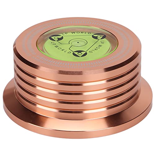 Plattenspieler, Schallplatten mit Wasserwaage, Plattenspieler-Gewichtsklemmen, Plattenspieler für -Plattenspieler, 50 Hz (Roségold) von ZJchao