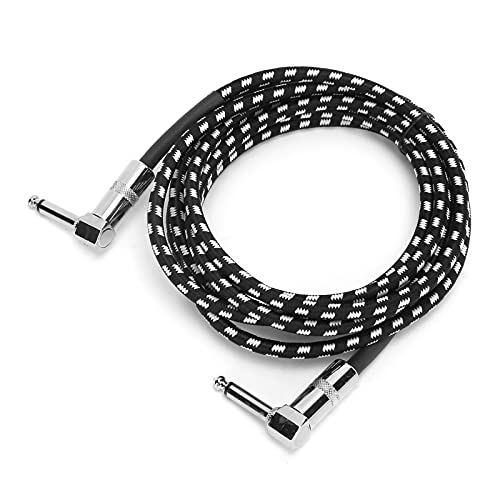 ZJchao Gitarrenkabel, 6,35 Mm 0,25 -Zoll -Gitarren -Patch -Kabel Gitarrenkabel Gitarre Gitarre Wire Gitarrenverstärker Gitarrenkabel (JD6209) von ZJchao