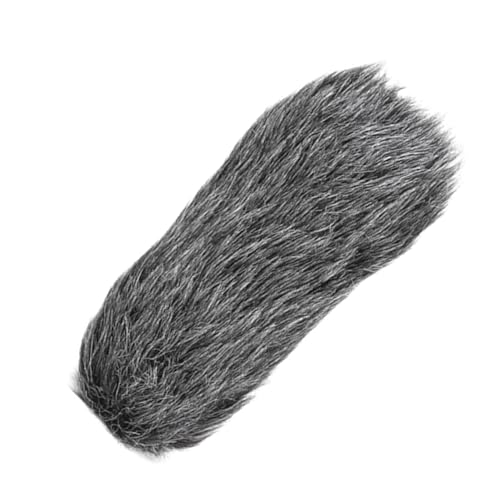 ZJchao Mikrofon-Windschutzscheibe, Pelziger Windschutzscheiben-Muff, Mikrofon-Windschutzscheibe, Pelziger für VideoMic GO Outdoor-Recorder, Windschutz, Pelziger von ZJchao