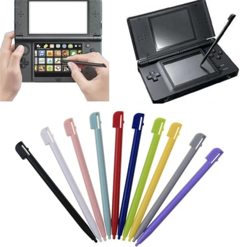 ZKGYUS 10 Stück Eingabestift Stift für Nintendo NDS DS Lite DSL NDSL Pen Tip Spielkonsole Stylus Kunststoff Spielkonsole Zubehör（10 Farben） von ZKGYUS