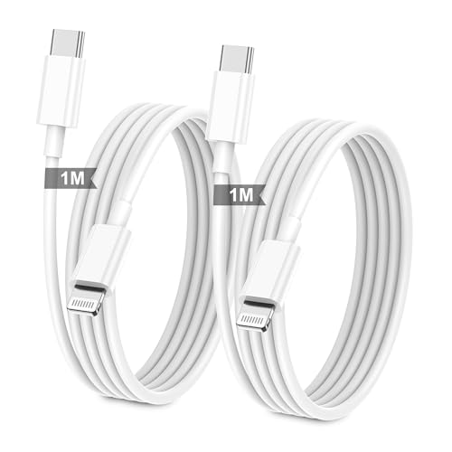 ZMHPJQ USB-Kabel C Lightning, 1 m, iPhone USB C [MFI Zertifikat] Schnelles Typ C Ladekabel Ladegerät Typ C Kabel Ladegerät für iPhone 14 13 12 Pro Max Mini/11/XS/X/8 Plus/2020 SE/iPad von ZMHPJQ