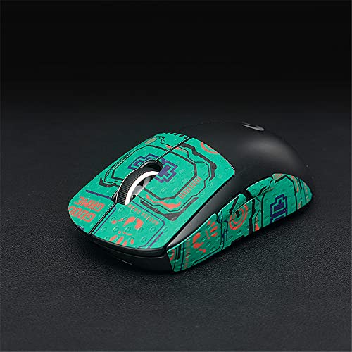 Maus Grip Tape Kompatibel für Logitech G Pro X Superlight, Anti-Rutsch Gaming Maus Aufkleber Haut Mäuse Grip Tape Sticky Schweiß resistent Ultra-dünne Maus Paste Pads Aufkleber (HZ-G-10) von ZOANCC