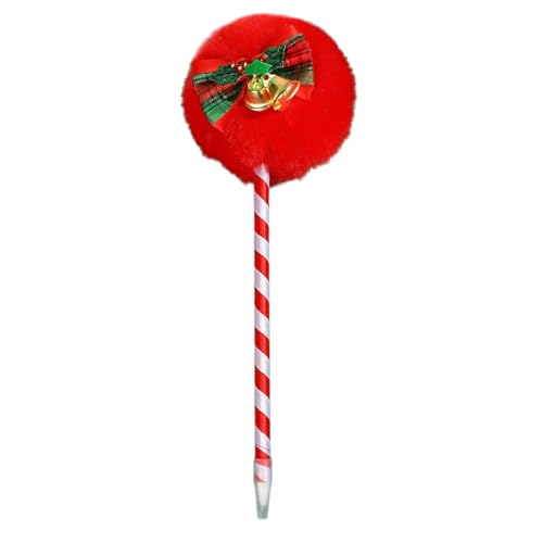 ZORESCOLEO Weihnachts-Kugelschreiber für Kinder, Jungen, Mädchen, Studenten, Spielbelohnung, Weihnachtsstrumpffüller, 0,7 mm, glatt zu schreiben, 4 Stück von ZORESCOLEO