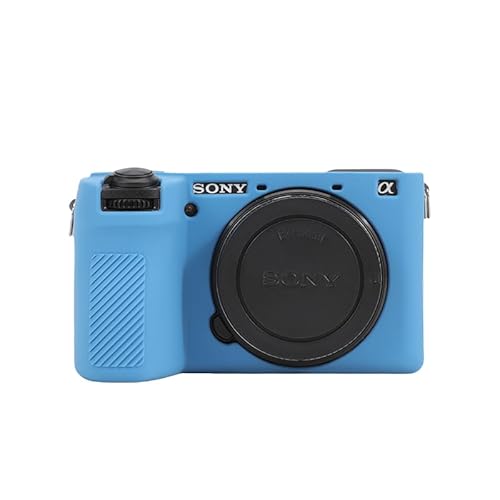 ZORSOME Kameratasche für Sony Alpha A6700, Silikon-Gummi, Kameragehäuse, Schutzhülle für Sony Alpha A6700, Blau, YKD-A6700 von ZORSOME