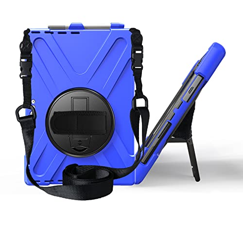Schutzhülle für Microsoft Surface Pro 7/Pro 6/Pro 5/Pro 4/Pro 7+, 3-in-1, bruchsicher, sturzsicher, staubdicht, stoßfest, 360 Grad drehbare Multifunktions-Griffhalterung, blau Schutzhülle für Microsoft Surface Pro 7/Pro 6/Pro 5/Pro 4/Pro 7+, 3-in-1, bruchsicher, sturzsicher, staubdicht, stoßfest, 360 Grad drehbare Multifunktions-Griffhalterung, blau von ZORSOME