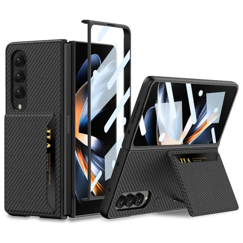 Leder-Kartensteckplatz-Brieftaschen-Handyhülle für Samsung Galaxy Z Fold 4 Hülle Stoßfeste Hülle für Samsung Galaxy Z Fold4 Hülle, C5, für Z Fold 4 von ZSUFCBF