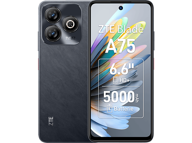 ZTE Blade A75 128 GB Black Dual SIM von ZTE