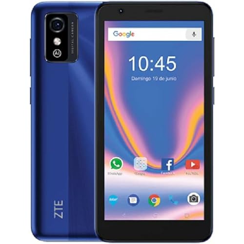 ZTE Blade L9 Smartphone, 12,7 cm (5 Zoll), Blau, 32 GB, 1 GB RAM von ZTE