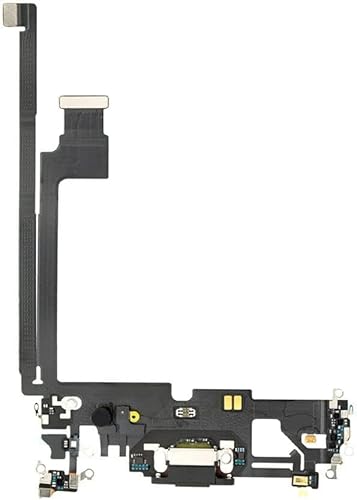 ZTOOYO Für iPhone 12 Pro Max Ladeanschluss Flexkabel Ersatz für iPhone 12 Pro Max Dock Connector Ersatz A2342 A2410 A2412 A2411 USB Dock Connector Charger Board Flex Kabel Teile Schwarz von ZTOOYO