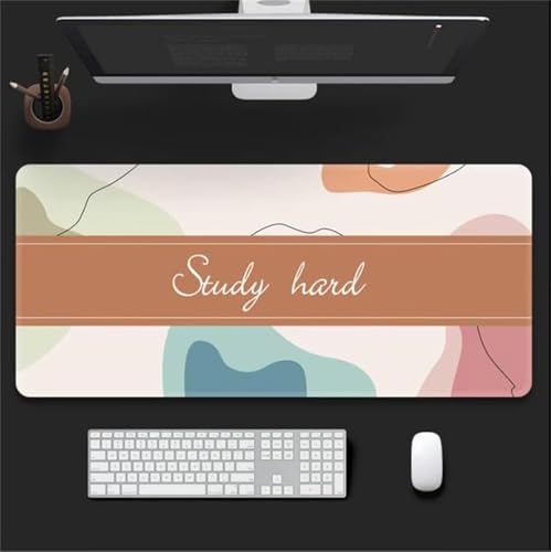 ZUNNNANN Gaming Mauspad Braunrosa Große Mouse Pad XXL Schreibtisch Pad Weiche Glatt Oberfläche und Anti Rutsch Gummi Basis Verbessert Präzision und Geschwindigkei für Zuhause Büro 1200x600x2mm von ZUNNNANN