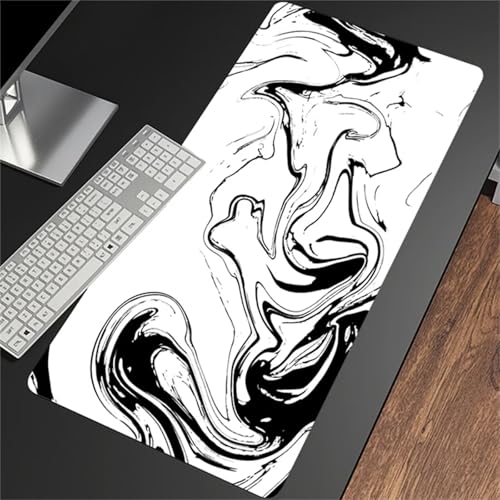 ZUNNNANN Gaming Mauspad Strata Liquid Große Mouse Pad XXL Schreibtisch Pad Weiche Glatt Oberfläche und Anti Rutsch Gummi Basis Verbessert Präzision und Geschwindigkei für Zuhause Büro 700x400x3mm von ZUNNNANN