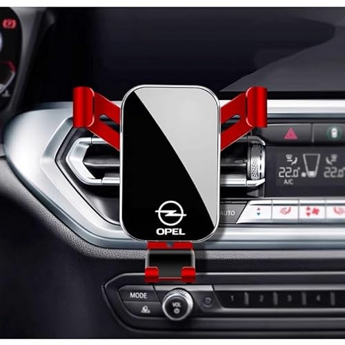 ZUOBYMBC Handyhalterung Auto für Opel Karl 2015 2016 2017,360° Drehbar Lüftung Kfz-Handyhalterung,Handyhalter fürs,Auto Vent Halterung,KFZ Smartphone Halter,Handyhalter,Red von ZUOBYMBC