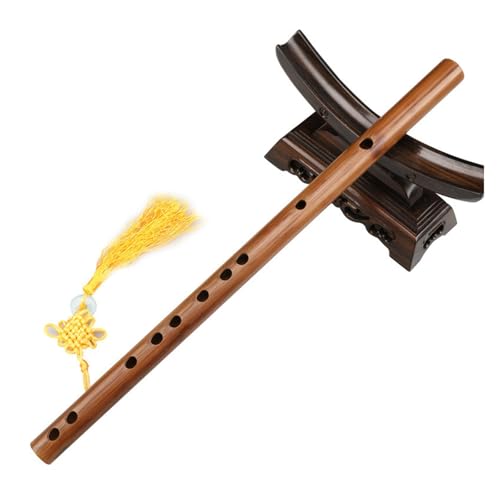 Bambusflöte Anfänger-Bambusflöte Querflöte Musikinstrument(E key) von ZXFJYUIP