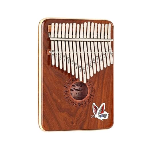 kalimba Daumenharfe Kalimba tragbares Tasteninstrument mit 17 Tasten von ZXFJYUIP