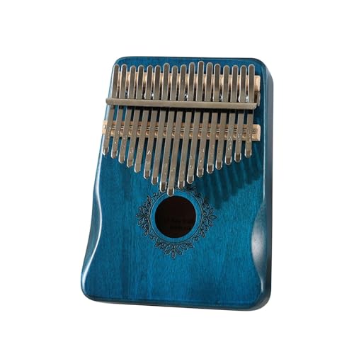 kalimba Daumenklavier 17 Tasten Musikinstrumente tragbares Fingerklavier(Blue) von ZXFJYUIP