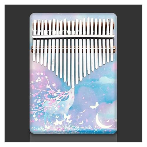 kalimba Daumenklavier mit 21 Tasten Kalimba-Tastatur Musikinstrument(H) von ZXFJYUIP