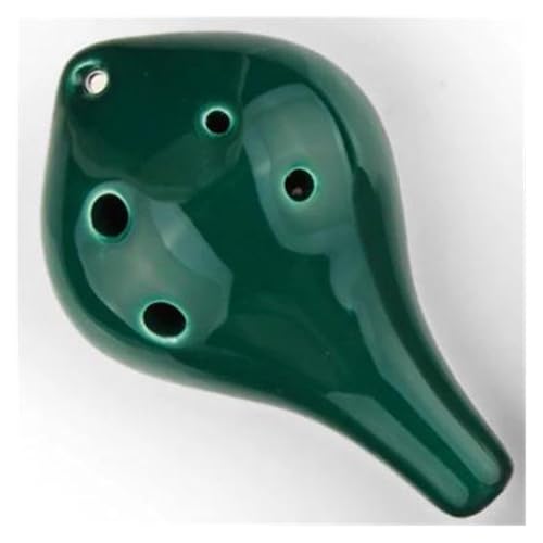 ocarina flöte Okarina 6-Loch kleine Okarina Alt-C-Tonart Anfänger-Okarina(Green) von ZXFJYUIP