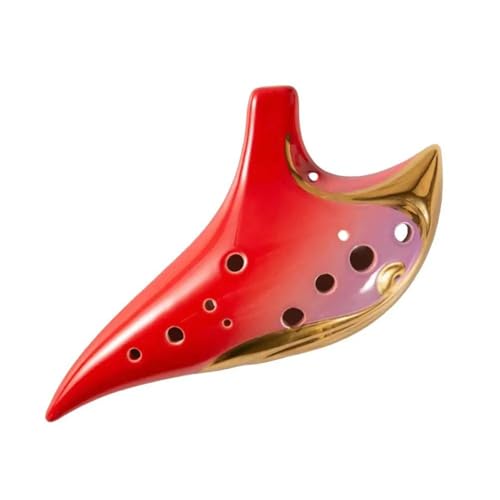 ocarina flöte Professionelles Okarina-Instrument 12-Loch-Okarina F-Dur von ZXFJYUIP