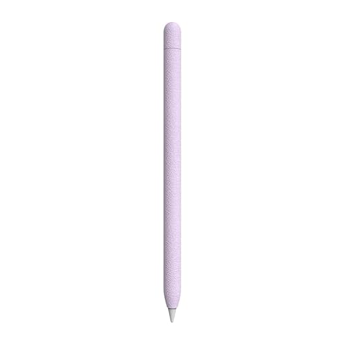 ZXHYliang Schutzhülle für Apple Pencil mit Muster, Silikon-Halterung für 1. Generation, Schutzhülle, magnetische Hülle und Federabdeckung, rutschfest, glatter Griff, Zubehör (lila) von ZXHYliang