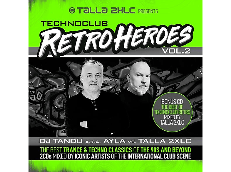 VARIOUS - Talla 2XLC presents Techno Club Retroheroes Vol. 2 (CD) von ZYX