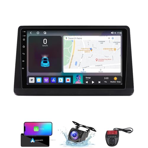 ZZPHKK Android 13 Autoradio für Mitsubishi Pajero 2 V30 V40 V20 1991-2004 mit 9 Zoll Auto Stereo Radio mit 4G WiFi Carplay Android Auto Bluetooth 5.0 GPS FM/RDS Radio SWC Rückfahrkamera(NF-3) von ZZPHKK