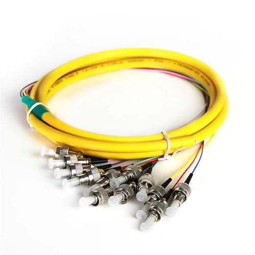 ZZWFMW 12-adriger Glasfaser-Jumper mit integriertem Rundkopf-Tray – FCS-Ingle-Mode-Pigtail-Kabel von ZZWFMW