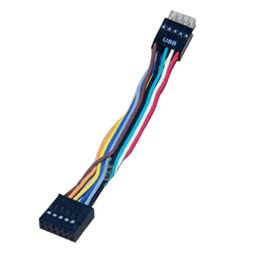 Zahara 2.5mm Adapterkabel USB 11 Pin Buchse auf 9 Pin Stecker für Lenovo Motherboard von Zahara