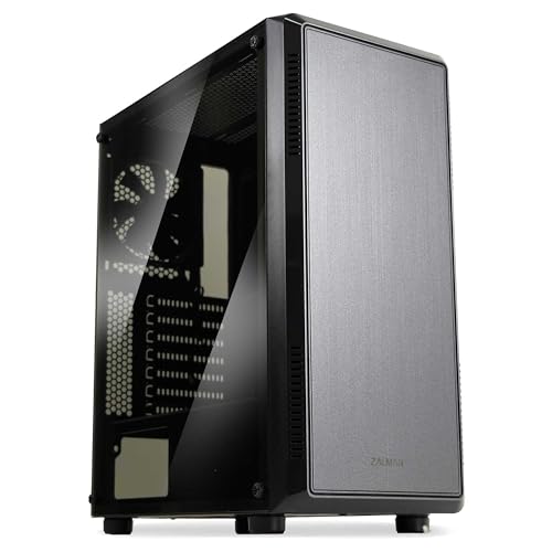 Zalman S4 PC Gehäuse Midi Tower ATX, Acrylic Side Panel, 2x120mm Lufter, Schwarz von Zalman