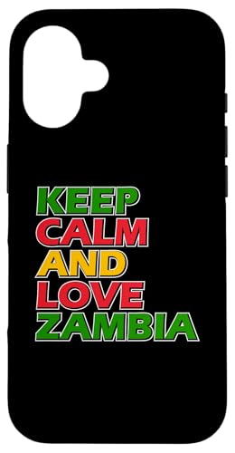 Hülle für iPhone 16 Sambia Sambia Flagge von Zambia African Gifts