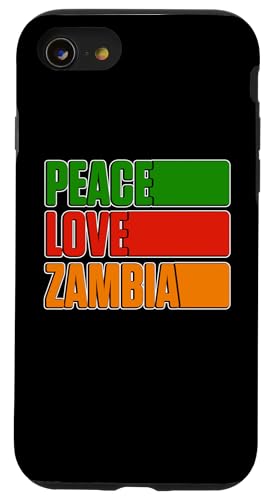 Hülle für iPhone SE (2020) / 7 / 8 Sambia Sambia Flagge von Zambia African Gifts