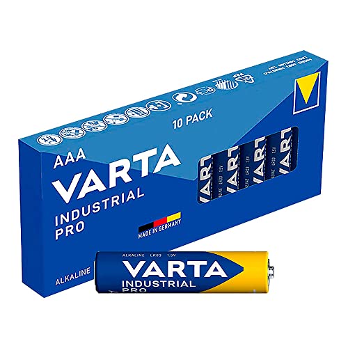 10er Pack AAA LR03 Industrial Batterien, Größe Ø10,5 x 44,5 mm, ideal für Hochleistungsgeräte. Garantiert Haltbarkeit und Leistung bei jedem Einsatz.Perfekt für Ihren Alltag. von Zarivy