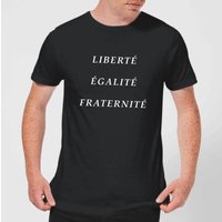 Liberte Egalite Fraternite T-Shirt - Schwarz - 5XL von Zavvi Clothing