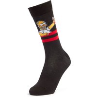 Men's Simpsons Homer Beer Socks - Black - UK 8-11 von Zavvi