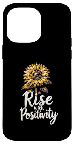 Pixel Sunflower: Aufstehen mit Positivität Hülle für iPhone 14 Pro Max von Zawles Designs