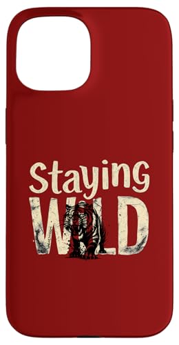 Staying Wild: Fierce Tiger Design Hülle für iPhone 15 von Zawles Designs