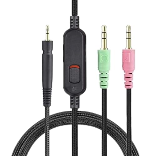 Praktisches UNP-PC-Kabel für GSP350 600 670G4MEONE Gaming-Kopfhörer, sorgt für eine stabile Verbindung von Zdprkqzvz