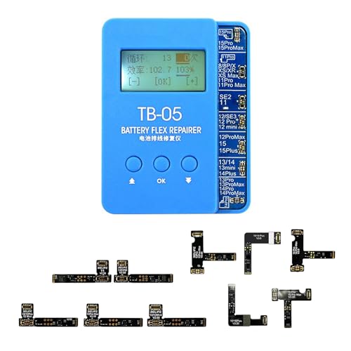 Zdprkqzvz Batterie-Reparatur-Instrument, Batterie-Reparaturwerkzeug für Telefon 11–15, Batterieeffizienz, Gesundheits-Programmierer von Zdprkqzvz