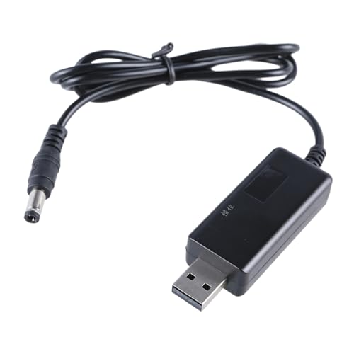 Zdprkqzvz Mehrzweck-USB-auf-DC5525-Connectorx-USB-Transform-Kabel, erhöht 5 V auf 12 V, für Lautsprecher und LED-Leuchten von Zdprkqzvz