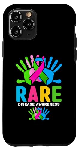 Hülle für iPhone 11 Pro Tagesshirt für seltene Krankheiten - Bewusstsein für seltene Krankheiten von Zebra 25 - Rare Disease Awareness Apparel.