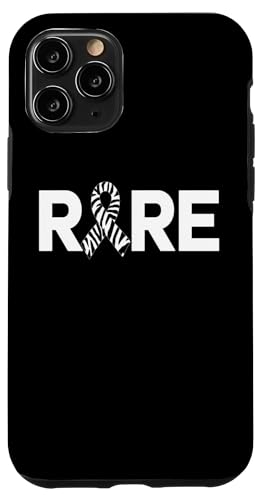 Hülle für iPhone 11 Pro Shirt zum Tag der seltenen Krankheit 2025 – Unterstützung des Bewusstseins für seltene Krankheiten von Zebra Rare Awareness Apparel!