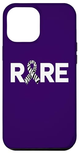 Hülle für iPhone 12 Pro Max Shirt für seltene Krankheiten Tag 2025 – Hoffnung Bewusstsein für seltene Krankheiten von Zebra Rare Awareness Apparel!