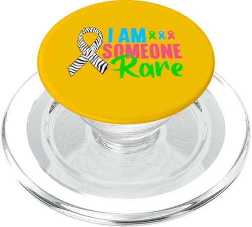 Shirt für seltene Krankheiten Tag 2025 – I am Rare Disease Awareness PopSockets PopGrip für MagSafe von Zebra Rare Disease Day Support Apparel.