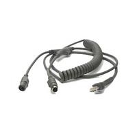 Zebra Kabel KBW 2,7m, gedreht KBW-Kabel, Power-Port, 2,7m, gedreht, Kabelcode K02 (CBA-K02-C09PAR) von Zebra