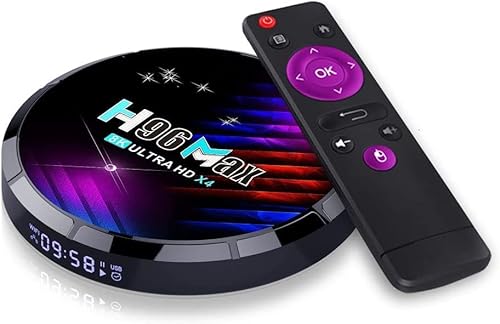 Android TV Box H96 MAX Android 11.0 S905X4 4GB RAM 64GB ROM Support AV1 6K 3D 1080P 2.4/5.0GHz WiFi BT4.0 10/100M Ethernet HDMI 2.0 H.265 von Zedo