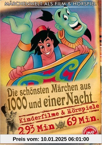 Die schönsten Märchen aus 1000 und einer Nacht -> Kinderfilme DVD + Hörbuch [Limited Edition] von Zeichentrickfilm